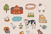 Farm Animals, a Pattern Graphic by GooseFrol (Thumbnail 6 of 7)