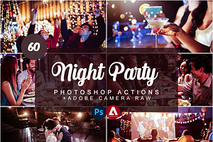 Night Party Photoshop Actions