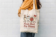 Cartoon school supplies with text, a Seasonal Illustration by CrexoraLab (Thumbnail 4 of 4)