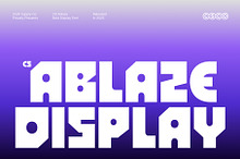 CS Ablaze – Bold Display Font