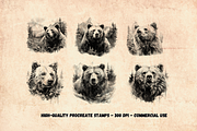 110 Bear Tattoo Stamps For Procreate, a Brush Add-On by Torus1 (Thumbnail 5 of 9)