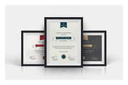Simple Certificate, a Stationery Template by silukEight (Thumbnail 1 of 9)