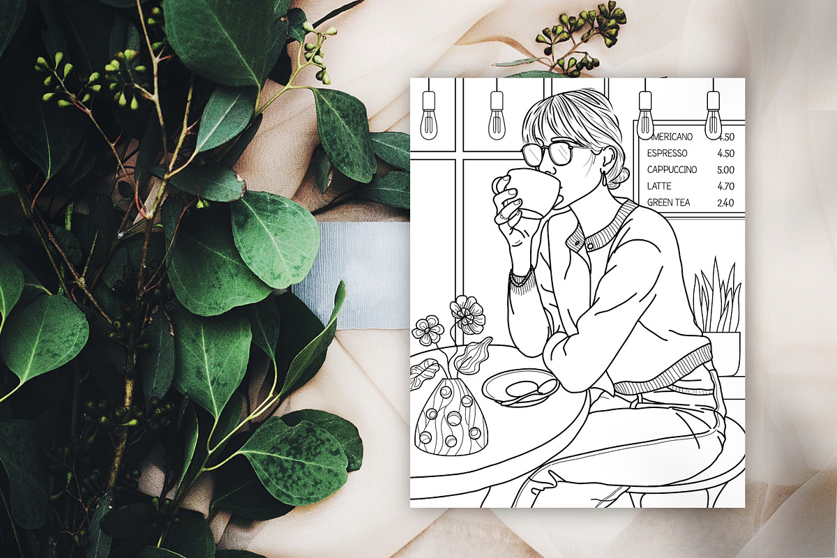 Coloring Book for Girls | Barbie, an Illustration by ChristinaDesigns (Photo 5 of 6)