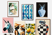 70 Eclectic Art Print Series Posters, a Background Graphic by Muzi pear studio (Thumbnail 6 of 8)
