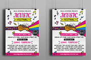 Music Festival Flyer, a Flyer Template by serapika (Thumbnail 2 of 3)