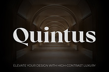 Quintus High Contrast Serif Font