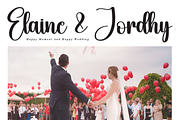Happy Bride | Script Font, a Handwritten Font by Scratchones (Thumbnail 2 of 9)