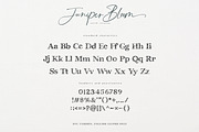 Juniper Bloom | Script & SVG Serif, a Handwritten Font by Callie Rian & Co. (Thumbnail 26 of 26)
