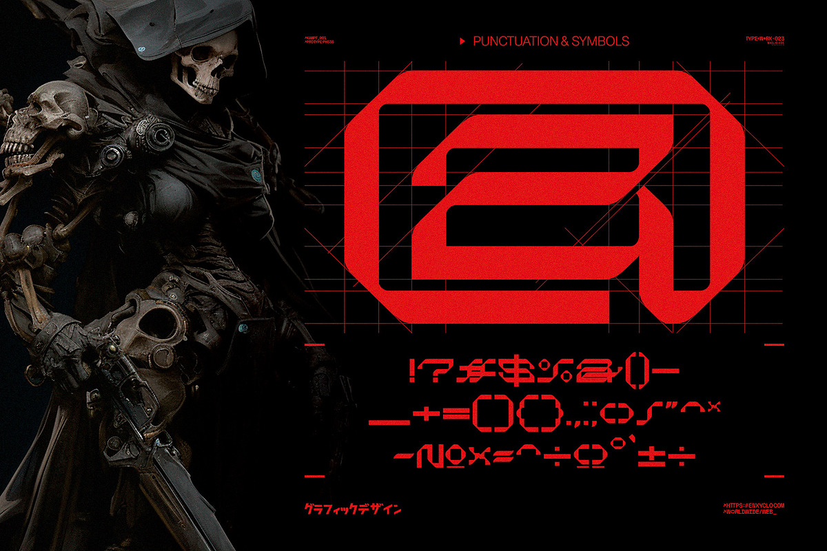 NCL KREGAS - Cyberpunk Futuristic, a Sans Serif Font by Enxyclo Studio (Photo 13 of 14)
