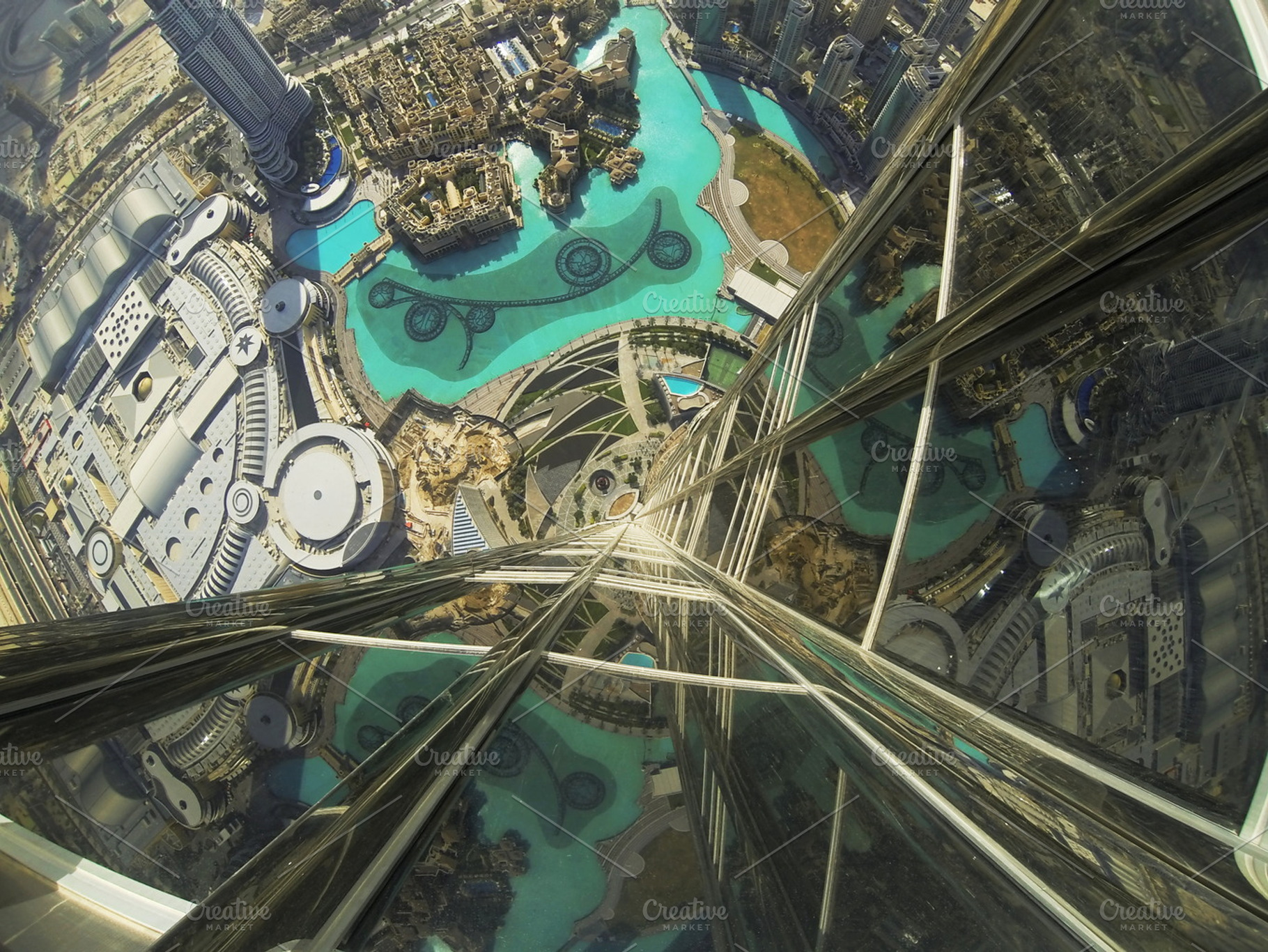 Dubai Fontane From Above!