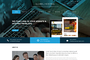 One Page Hosting PSD Web Template, a Landing Page Template by WebbyTemplates (Thumbnail 2 of 4)