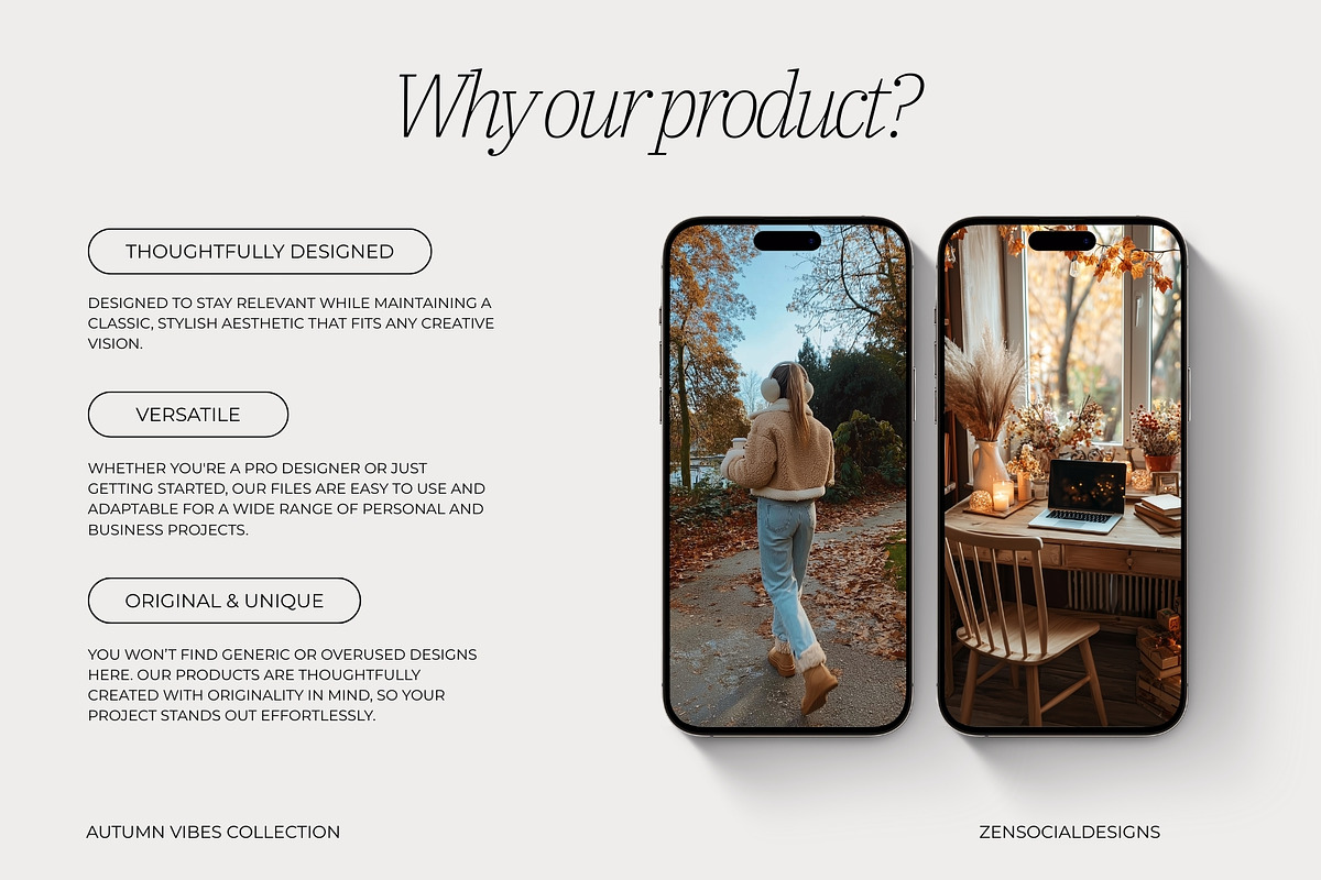 Autumn Vibes Stock Photo Bundle, a Photo by ZenSocialDesigns (Photo 6 of 9)