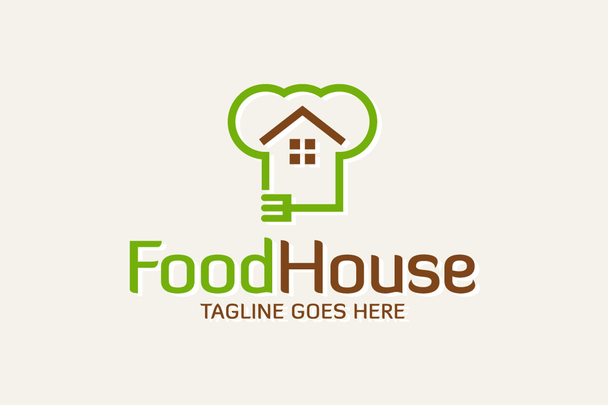 Food House Logo, a Branding & Logo Template by wakgraphic (Photo 1 of 3)