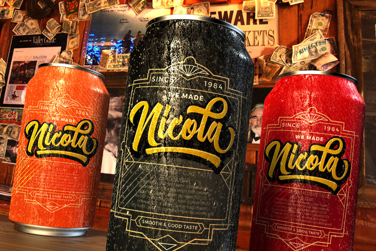 Michail Script Layered Fonts, a Script Font by Debut Studio (Photo 9 of 10)