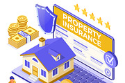 Car Home Insurance Services Concepts, a Finance Illustration by TAlex (Thumbnail 4 of 6)