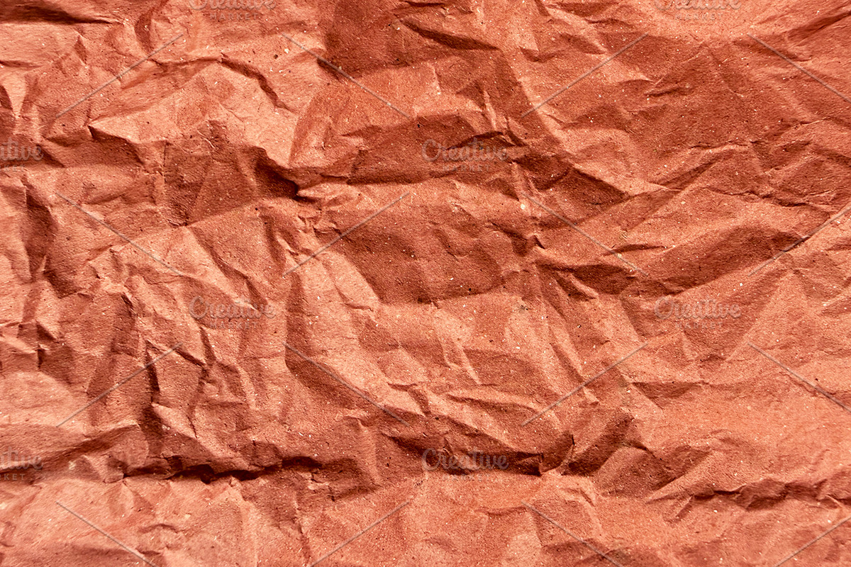 Brown Crumpled Paper Texture Bundle, a Background Photo by Pixeness Studio (Photo 5 of 7)