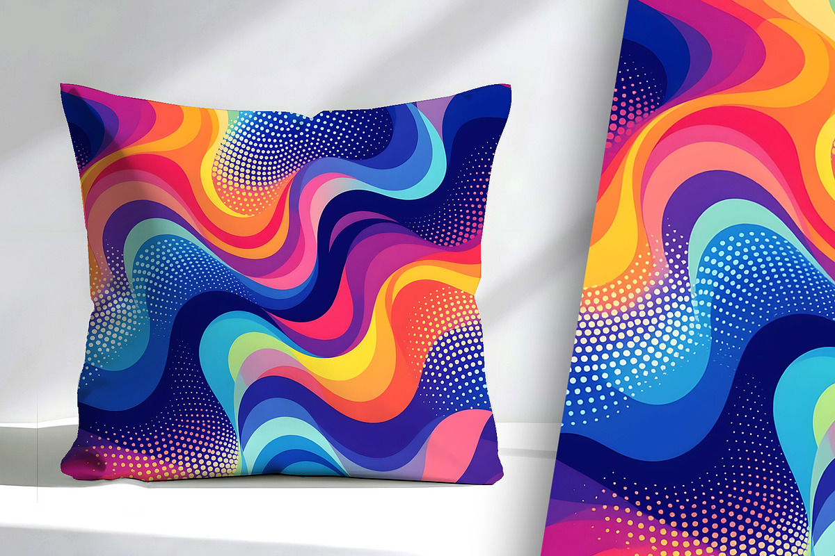 Abstract Organic Geometric Backgr, a Decorative Illustration by Sharon Schwalbe (Photo 1 of 4)