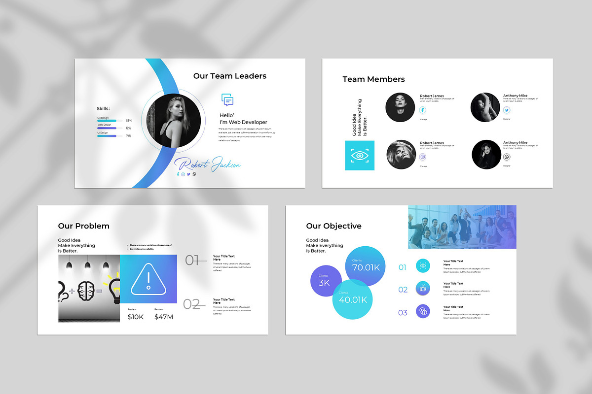 Business Strategy Presentation Templ, a Presentation Template by Creative-Work (Photo 4 of 9)