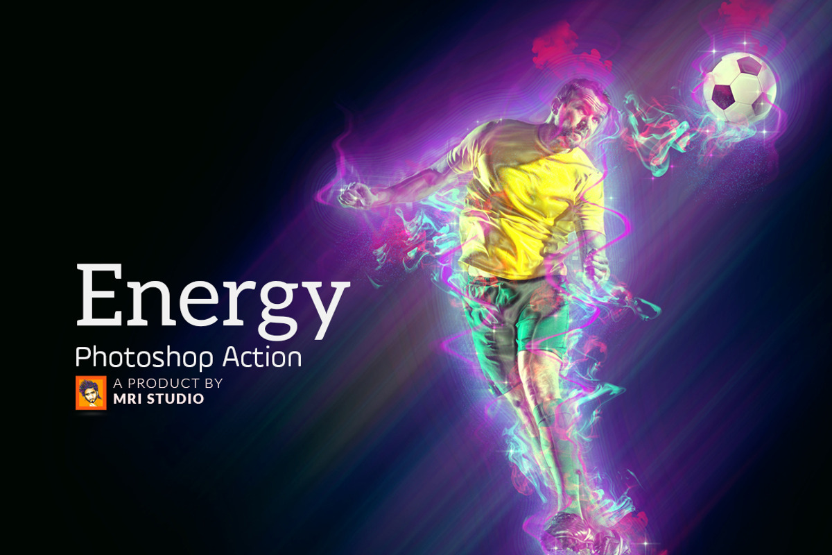 Energy Photoshop Action, an Action Add-On by MRI STUDIO (Photo 1 of 10)