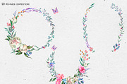 Watercolor Horse Unicorn Clipart, an Animal Illustration by Belusuab (Thumbnail 5 of 18)
