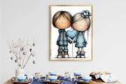 Quirky Valentine Clipart, an Illustration by designcity5 (Thumbnail 4 of 5)