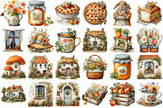 Whimsical Cottagecore Clipart Set, an Illustration by Libby Wishes (Thumbnail 4 of 6)