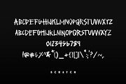Scratch, a Font by Midnight Grim (Thumbnail 4 of 5)