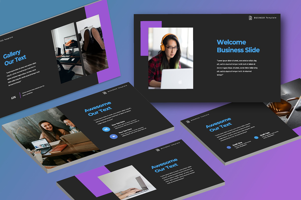 Ximen Business Google Slide, a Presentation Template by Overcloud (Photo 1 of 4)