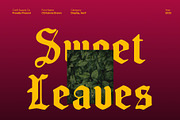CS Kalena Drawn, a Blackletter Font by Craft Supply Co. (Thumbnail 7 of 8)
