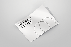 Paper Poster Photo Print Mockup