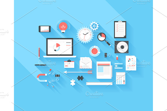 Business and office icons preview 2