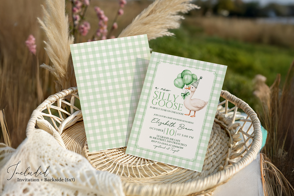 Mother Goose Invitation Bundle, an Invitation Template by Digital_Mind (Photo 2 of 6)