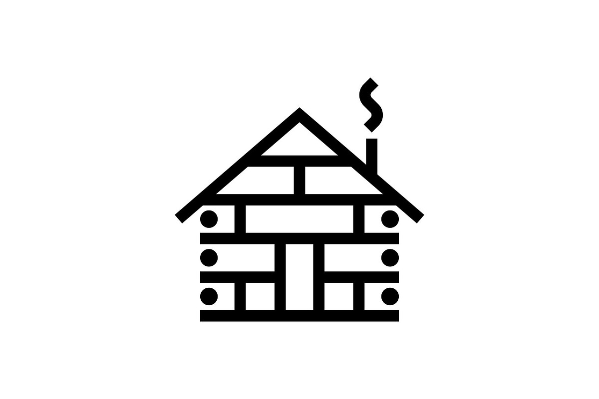 Cabin Woods Cottage Outdoor Logo, a Branding & Logo Template by Buqancreative (Photo 1 of 4)
