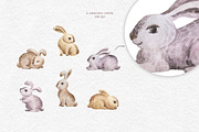 Watercolor easter clipart, an Illustration by CreativeByLu (Thumbnail 3 of 15)