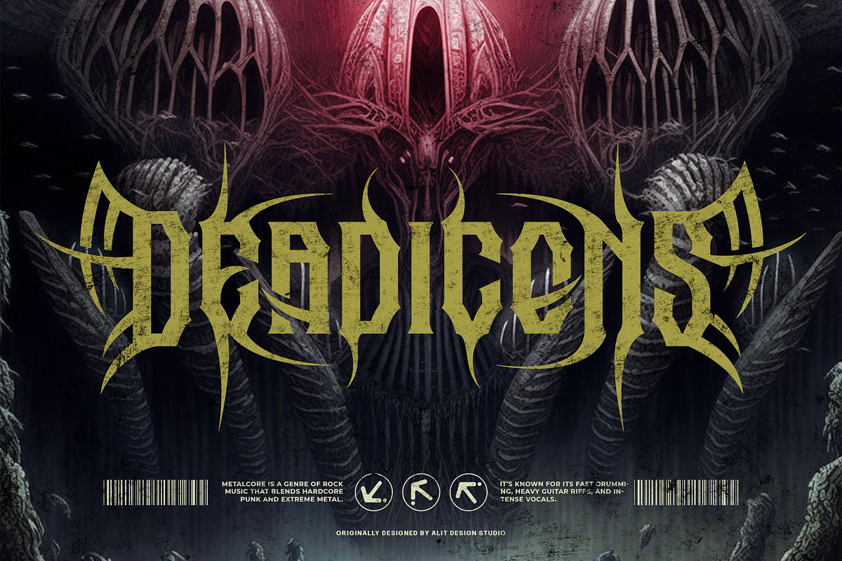 Spider Dead Typeface, a Blackletter Font by alit design (Photo 2 of 17)