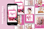 Beauty - Instagram Story Template, a Social Media Template by UnicodeID (Thumbnail 1 of 4)