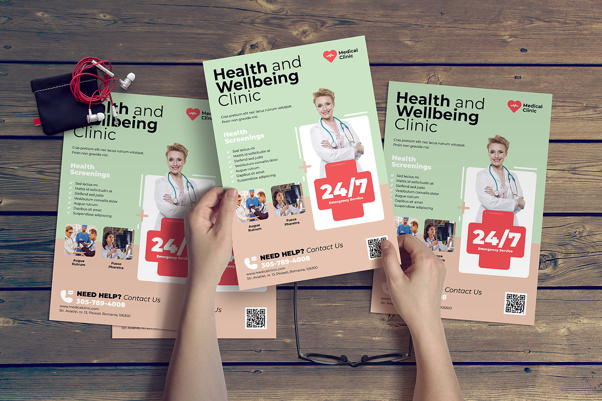 Healthcare Flyer, a Flyer Template by floringheorghe (Photo 3 of 4)