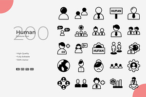 Human Duotone Icons, a Duotone Icon by Bloodline