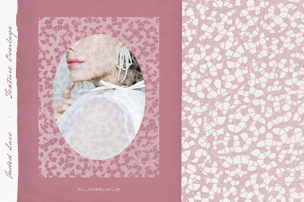 Faded Lace Texture Overlays, a Texture Graphic by alonahaidash (Photo 14 of 22)