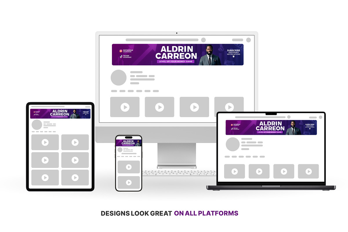 Business YouTube Banner Bundle Pack, a Social Media Template by Vaughn Studios (Photo 6 of 8)