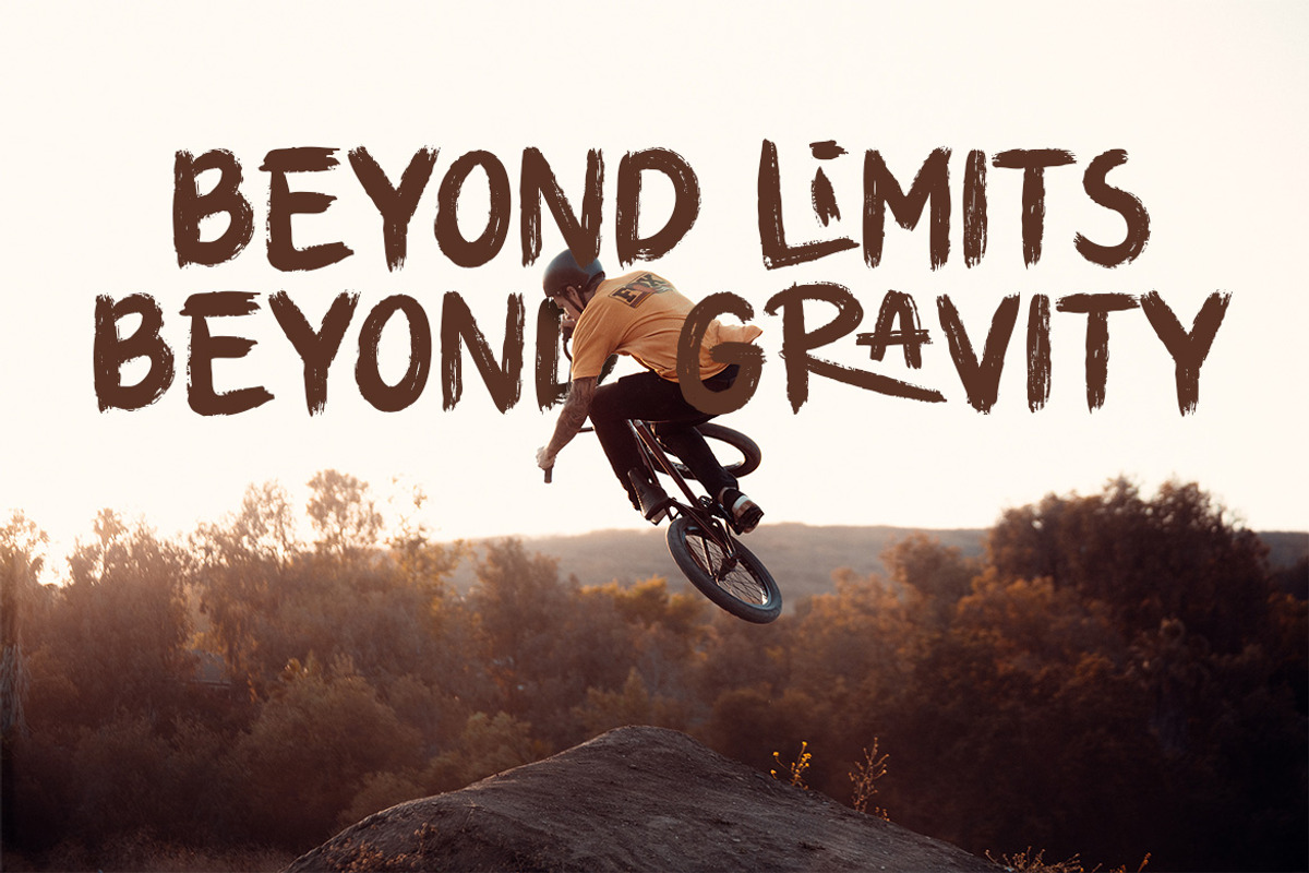 Thedoru - Sport Brush Display Font, a Handwritten Font by Samtiv Studio (Photo 5 of 9)