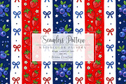 4th of July Patriotic Pattern, a Texture Illustration by Dream Creation (Thumbnail 1 of 5)