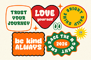 Cadel - Cute Groovy Bubble Font, a Sans Serif Font by Font Liner (Thumbnail 5 of 10)