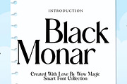 Black Monar, a Sans Serif Font by Wow Magic (Thumbnail 1 of 3)