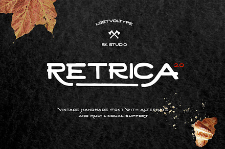 Retrica 2.0 + Webfont