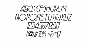 Dancing Marathon JNL, a Font by Jeff Levine Fonts (Thumbnail 5 of 5)