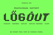 Techbit - 5 Pixel Font Styles, a Sans Serif Font by Pandeka Studio (Thumbnail 9 of 9)