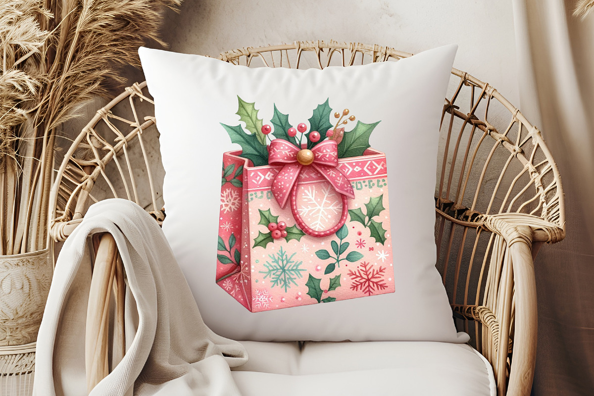 Pink Christmas Clipart, an Illustration by Pixels.Craft (Photo 6 of 7)