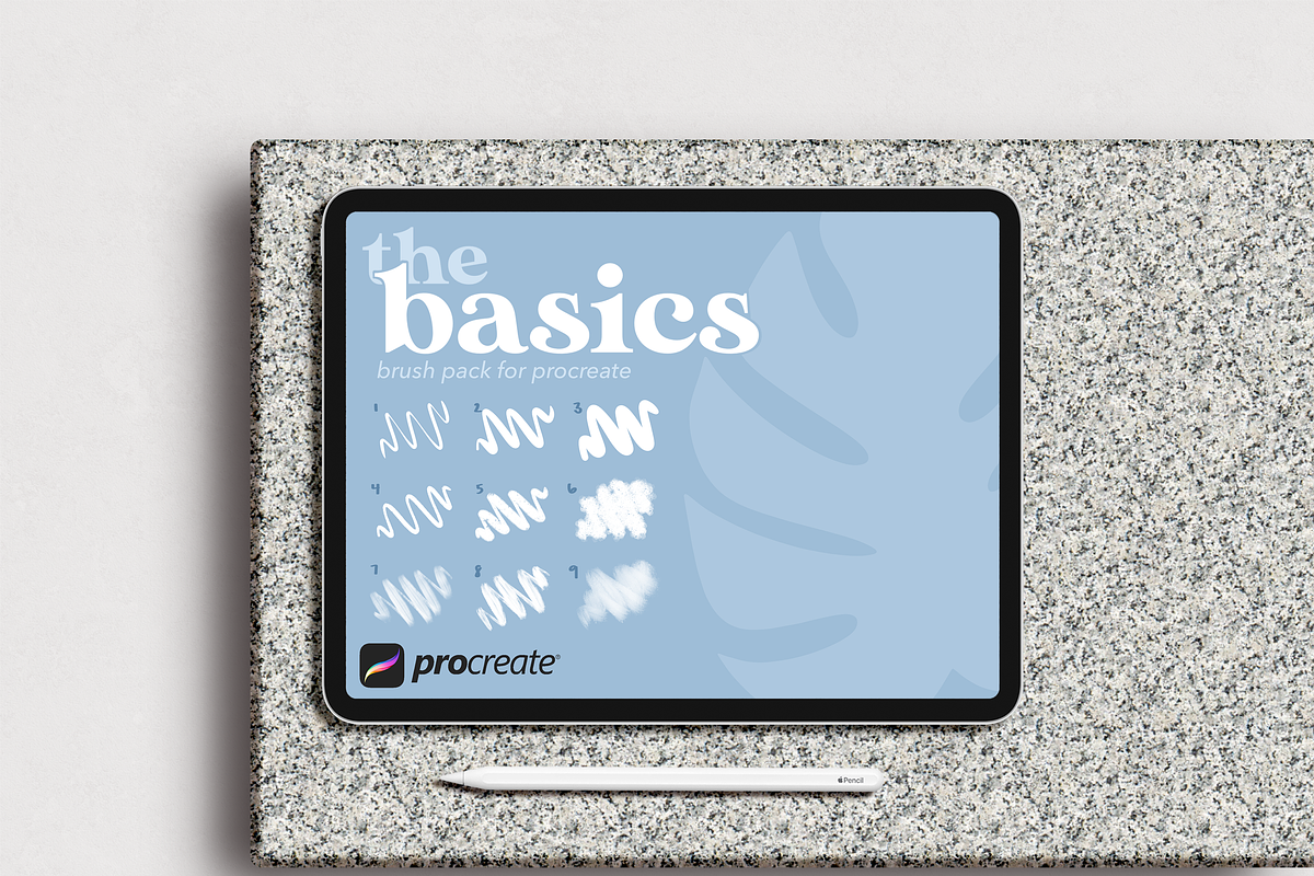 Basic Brush Pack for Procreate-, a Brushes & More by cathconofolio (Photo 2 of 4)