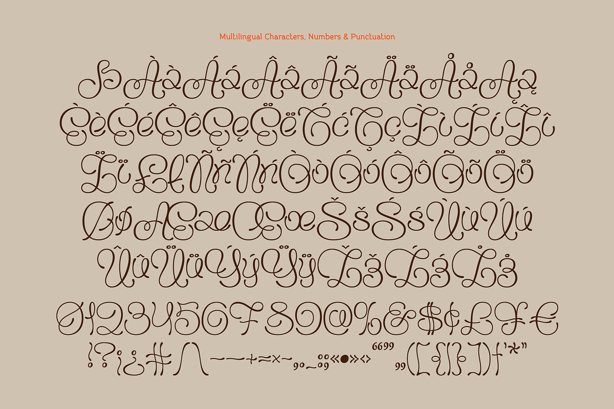 Flourel, a Script Font by Gleb Guralnyk (Photo 10 of 11)